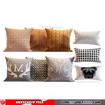 Pillows - Sketchup Models