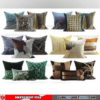 Pillows - Sketchup Models