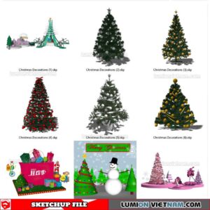 Christmas Decorations - Sketchup Models By SU84