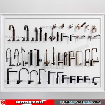 221228. Shower Sketchup Models By 3DSU