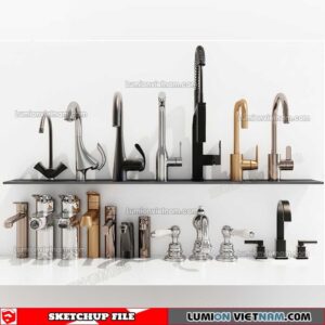 221228. Shower Sketchup Models By 3DSU