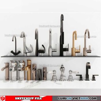 221228. Shower Sketchup Models By 3DSU