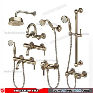 221228. Shower Sketchup Models By 3DSU