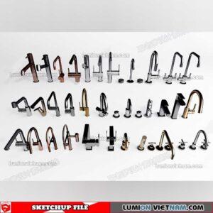 221228. Shower Sketchup Models By 3DSU