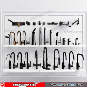 221228. Shower Sketchup Models By 3DSU