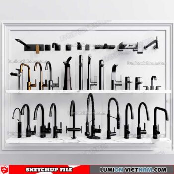 221228. Shower Sketchup Models By 3DSU