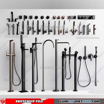 221228. Shower Sketchup Models By 3DSU