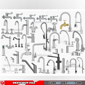 221228. Shower Sketchup Models By 3DSU