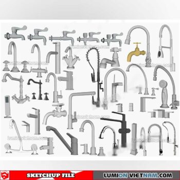 221228. Shower Sketchup Models By 3DSU