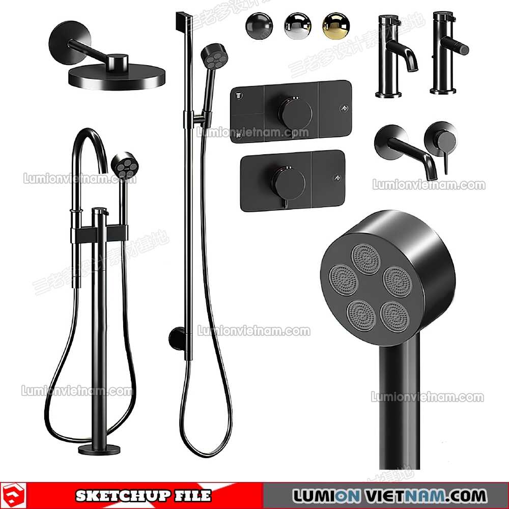 221228-Shower-(6)-Sketchup-Models