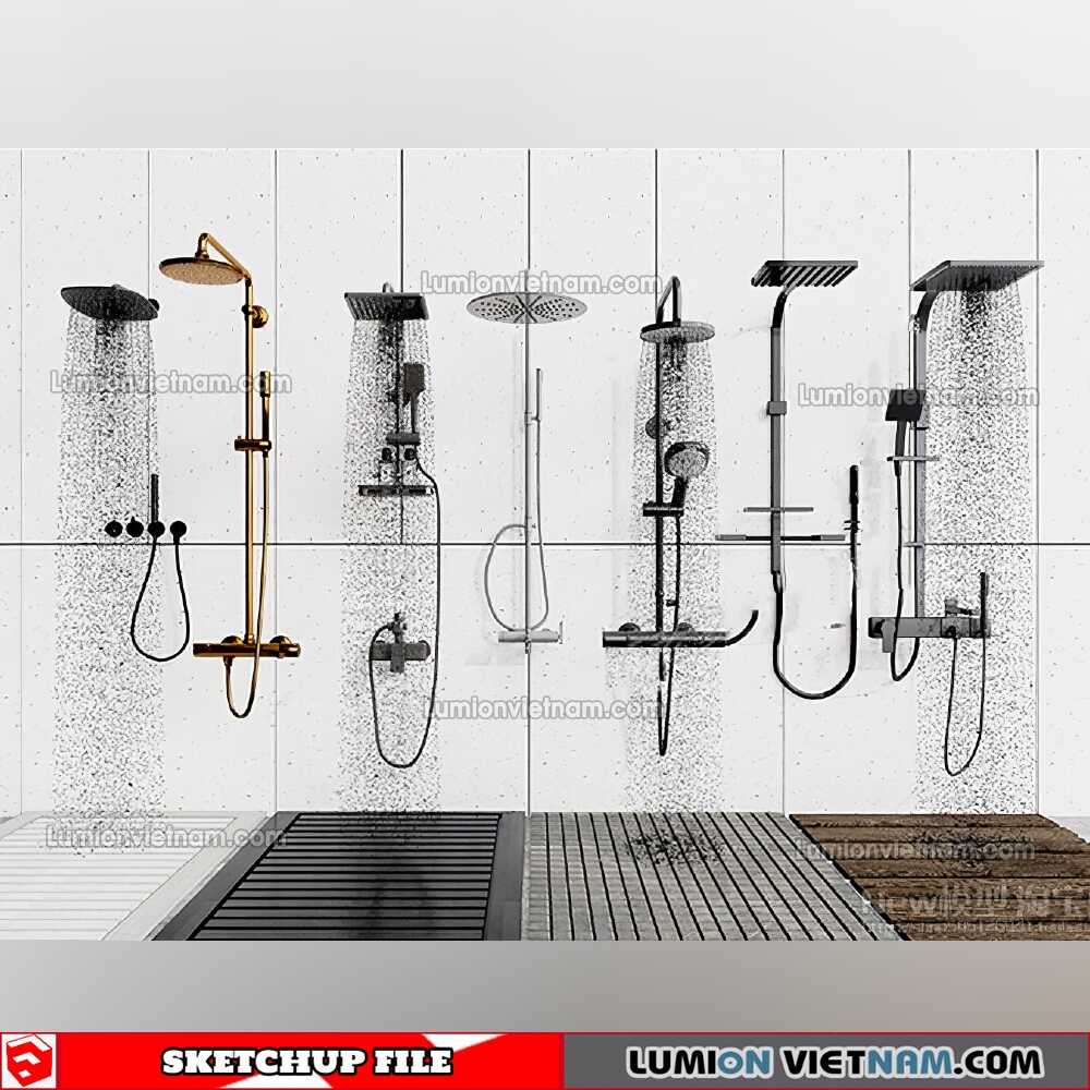 221228-Shower-(7)-Sketchup-Models