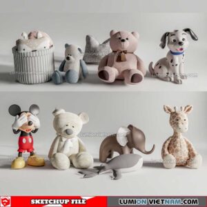 221228.Toys - Sketchup Models By 3DSU