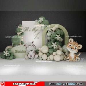 Event Decoration - Sketchup Models By 3DSU