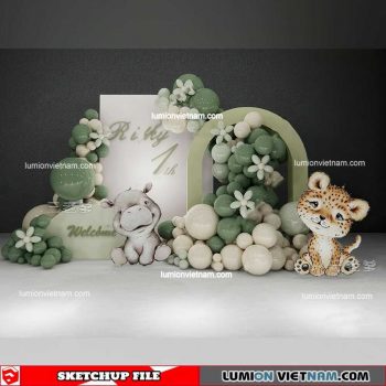 Event Decoration - Sketchup Models By 3DSU