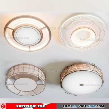 Ceiling light - Sketchup Models