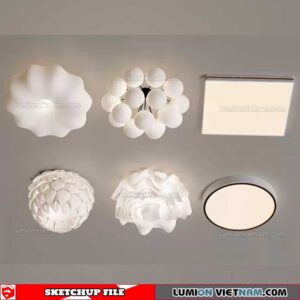 Ceiling light - Sketchup Models
