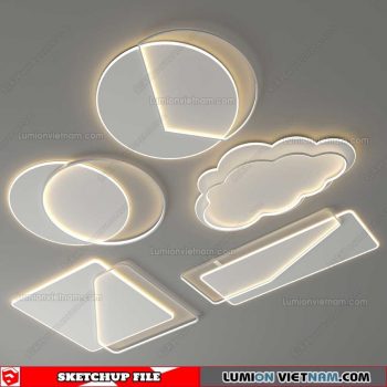 Ceiling light - Sketchup Models