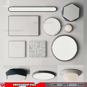 Ceiling light - Sketchup Models