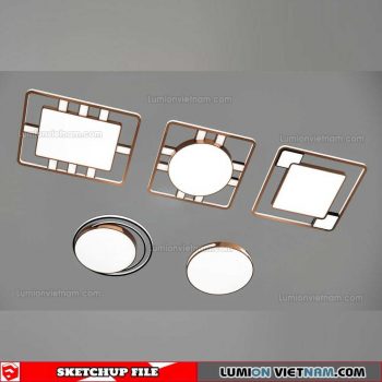 Ceiling light - Sketchup Models