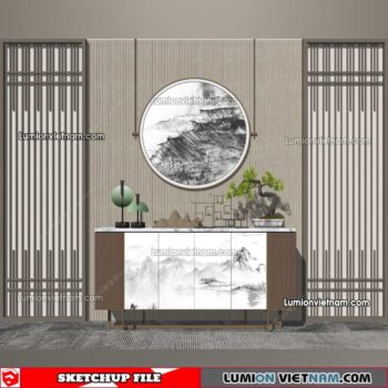 220829. Sideboard Sketchup Models