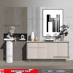 220829. Sideboard Sketchup Models