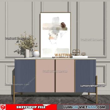 220829. Sideboard Sketchup Models
