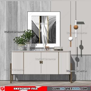 220829. Sideboard Sketchup Models