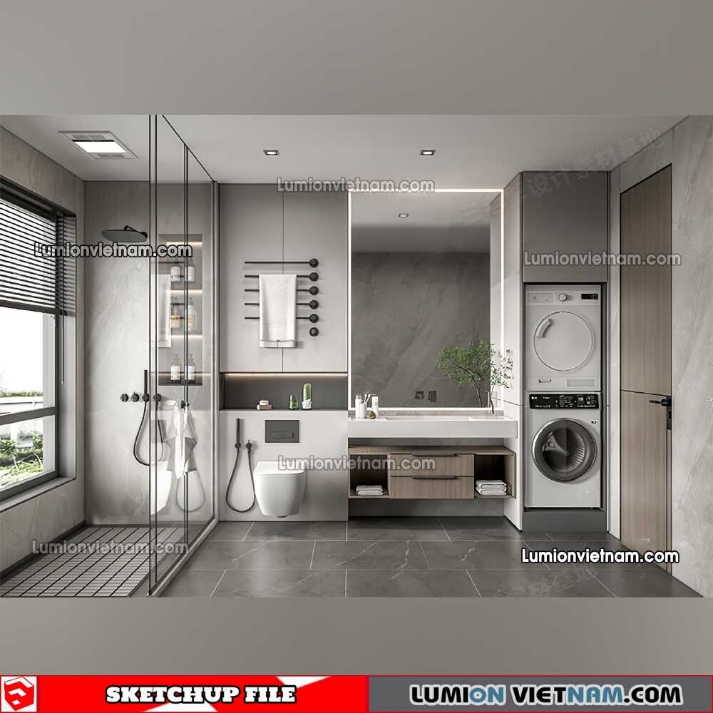 230111-Bathroom-(53)-Sketchup-Models