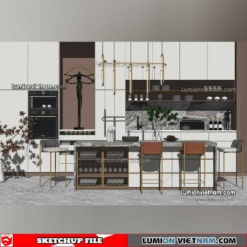 230114. Dining Table Sketchup Models