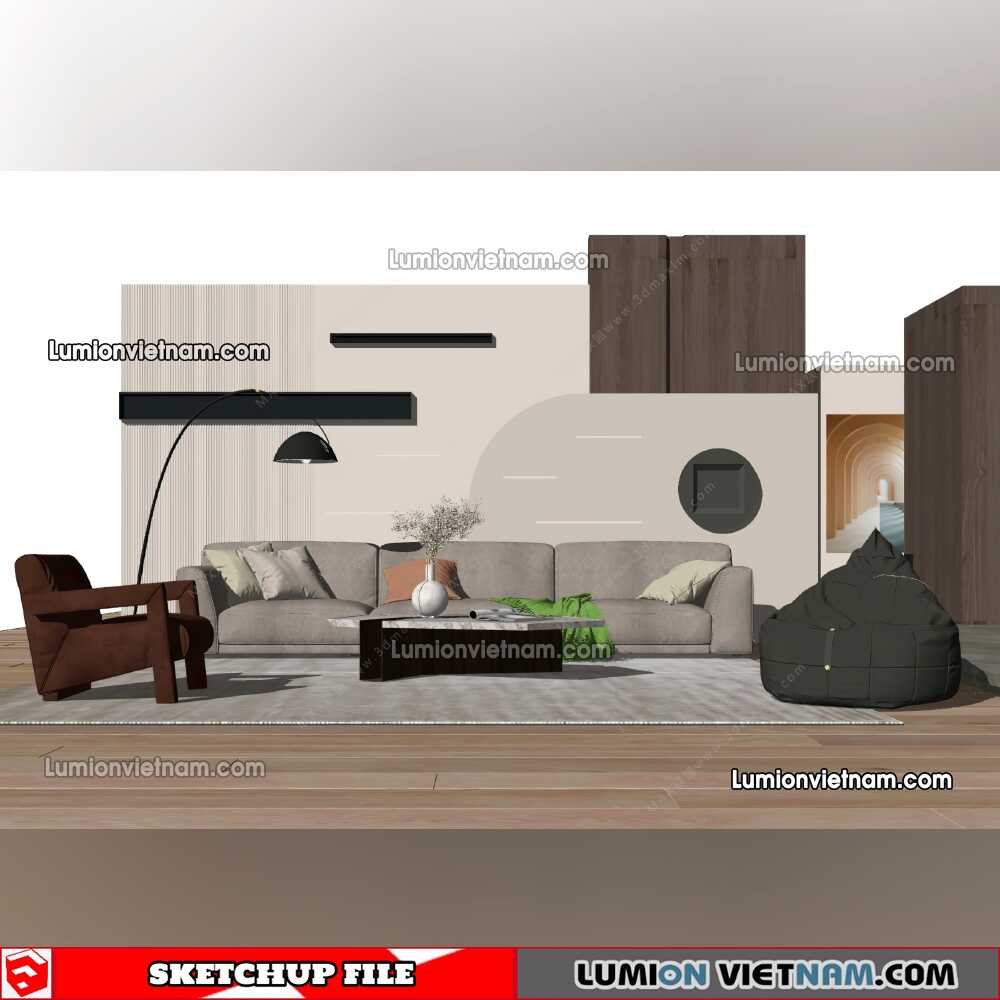 230119-Sofa-Set-(27)-Sketchup-Models