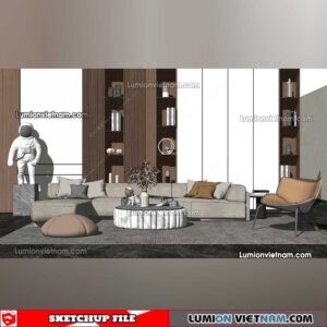 230119. Sofa Set Sketchup Models