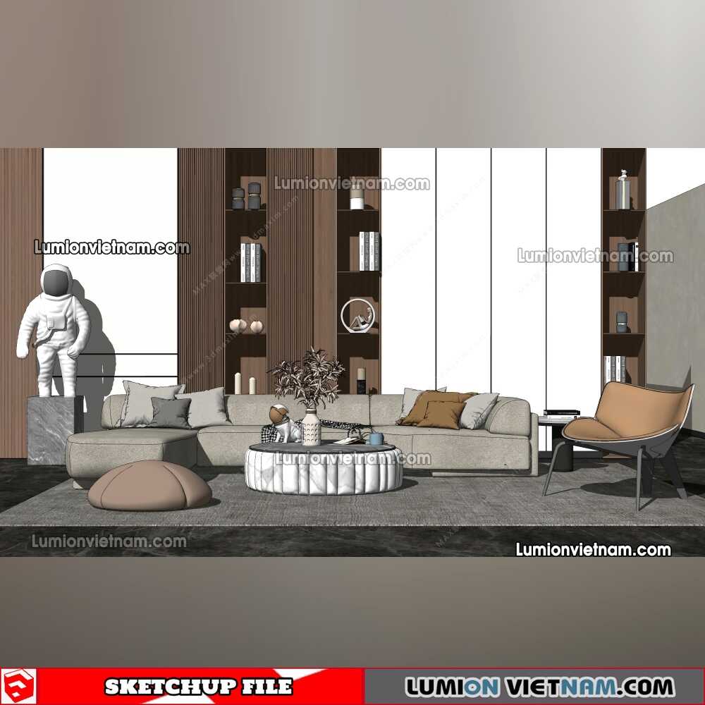 230119-Sofa-Set-(33)-Sketchup-Models