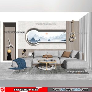 230119. Sofa Set Sketchup Models