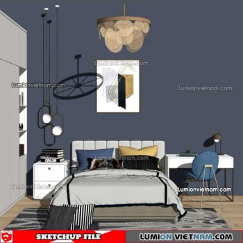 230122. Combo Bed Sketchup Models