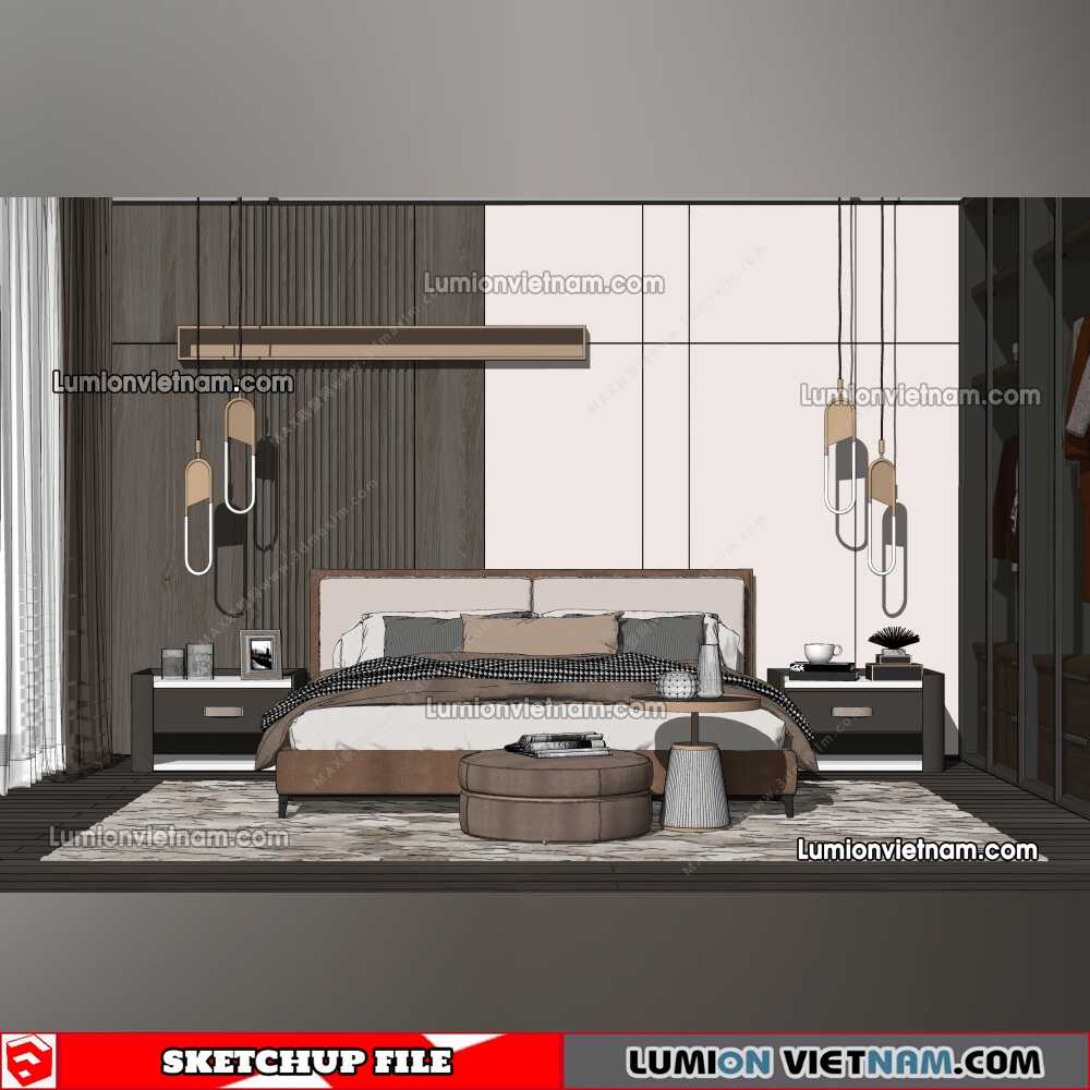 230122-Combo-Bed-(21)-Sketchup-Models