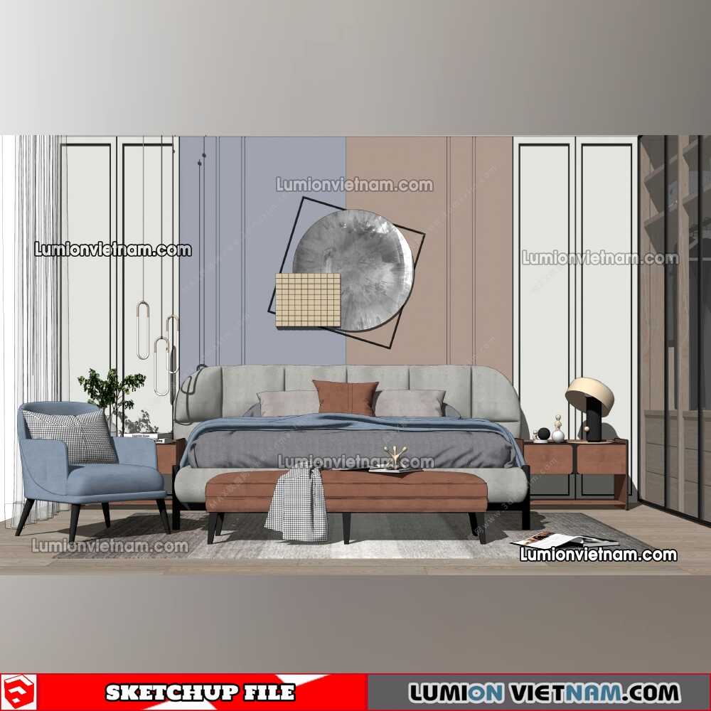 230122-Combo-Bed-(29)-Sketchup-Models