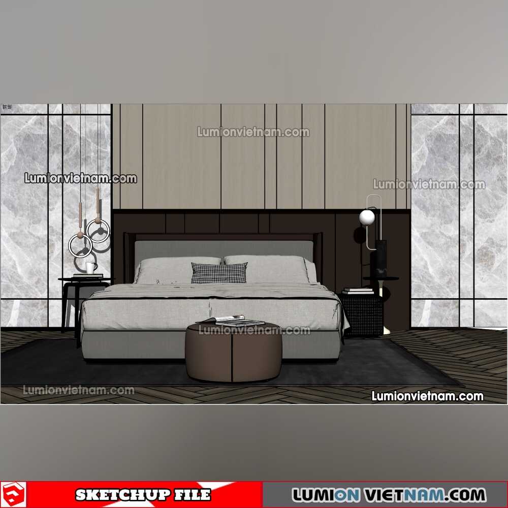 230122-Combo-Bed-(37)-Sketchup-Models