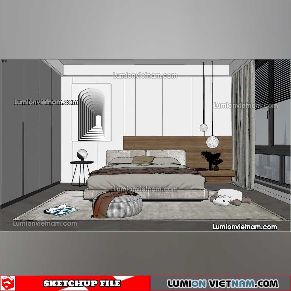 230122-Combo-Bed-(38)-Sketchup-Models