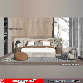230122. Combo Bed Sketchup Models