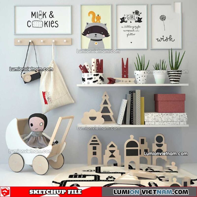 230128. Decor Sketchup Models