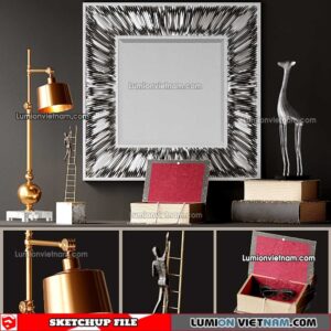 230128. Decor Sketchup Models