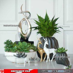 230128. Decor Sketchup Models