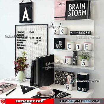 230128. Decor Sketchup Models