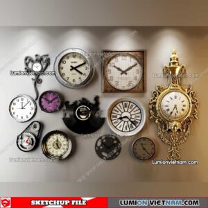 230205. Wall Decor Sketchup Models