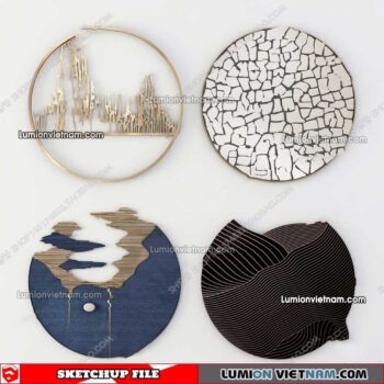 230205. Wall Decor Sketchup Models