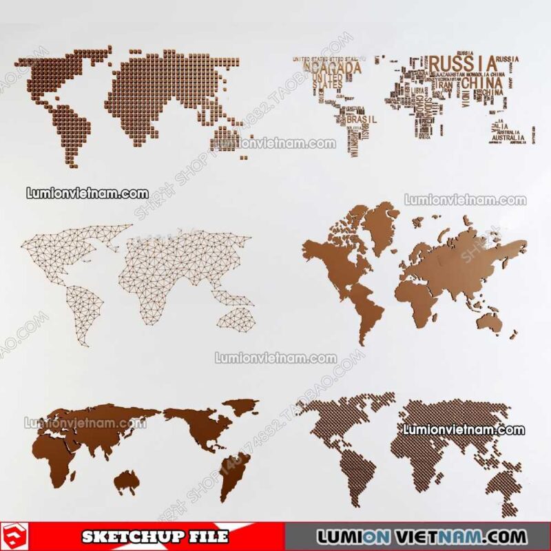 230205. Wall Decor Sketchup Models