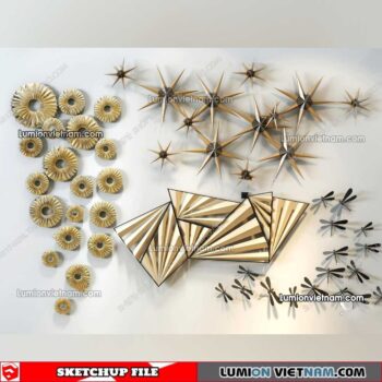 230205. Wall Decor Sketchup Models