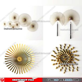230205. Wall Decor Sketchup Models