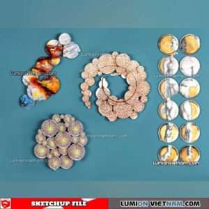 230205. Wall Decor Sketchup Models