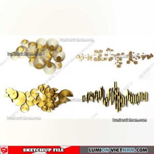 230205. Wall Decor Sketchup Models